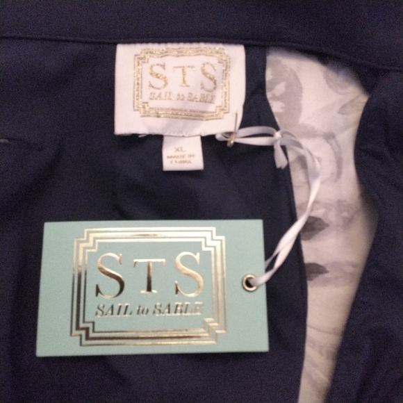 NWT Sail to Sable (STS) Navy Blue Dress - XL - Picture 8 of 11
